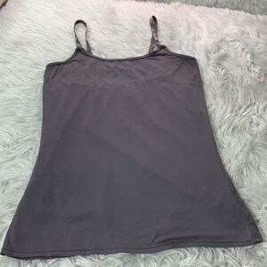 🟢3 for $20——A Pea in the Pod Clip Down Nursing Cami w built-in shelf bra Med